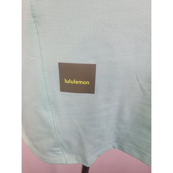 lululemon womens size 6/8 Green Hiking Cap Sleeve Pocket Activewear - Picture 8 of 8